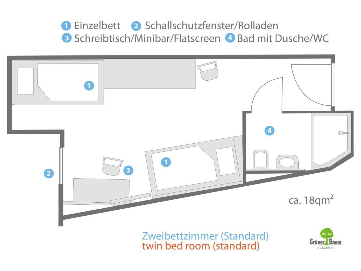 Gruener Baum 3* Wurzburg